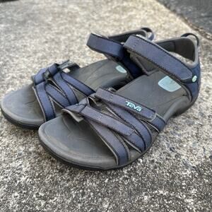 Teva Women's Sandals Size 7 Slingback Strappy Sport Blue Athletic Shoes 975